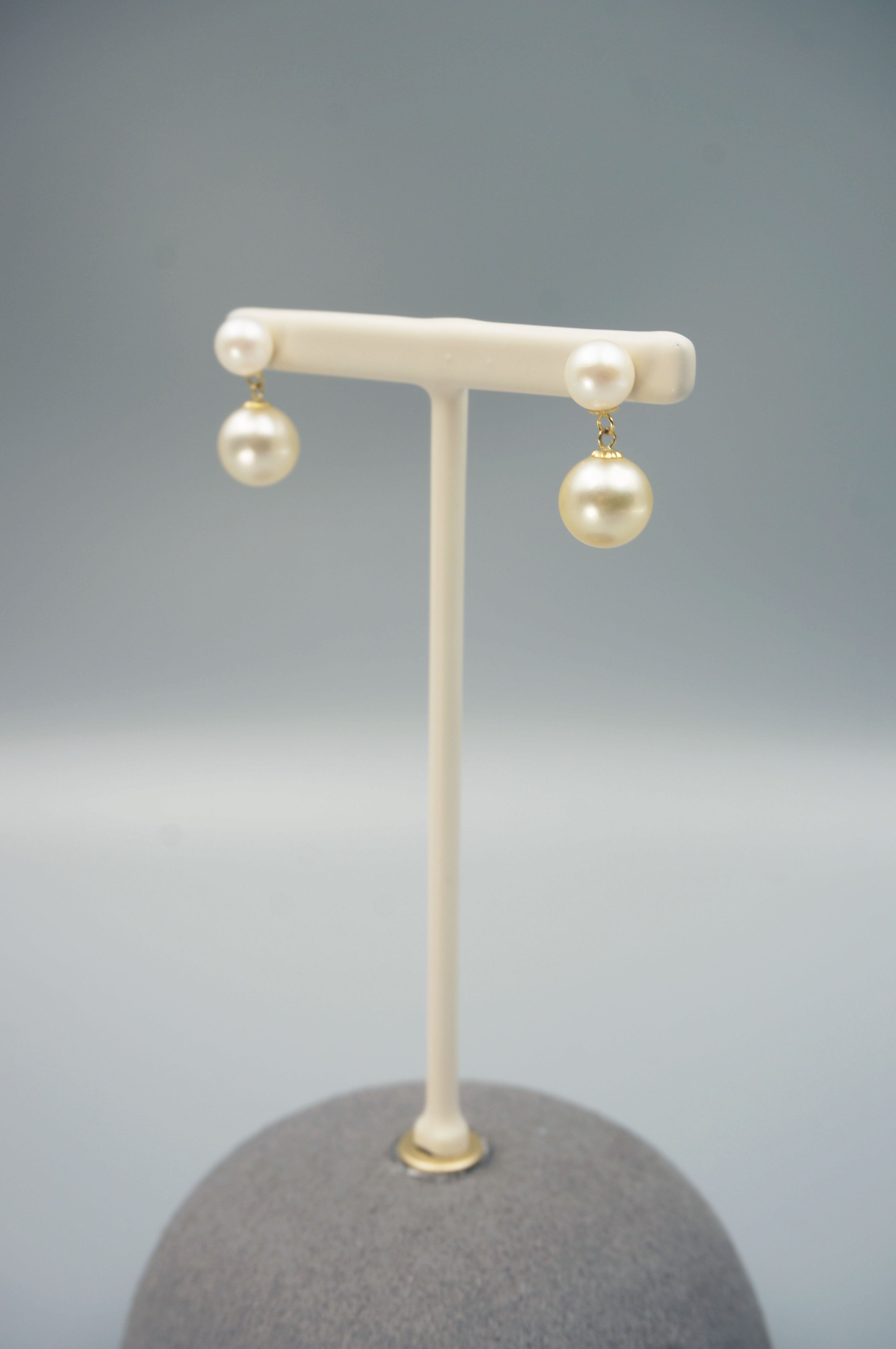 Akoya & South Sea Pearl Earrings in 18k Gold