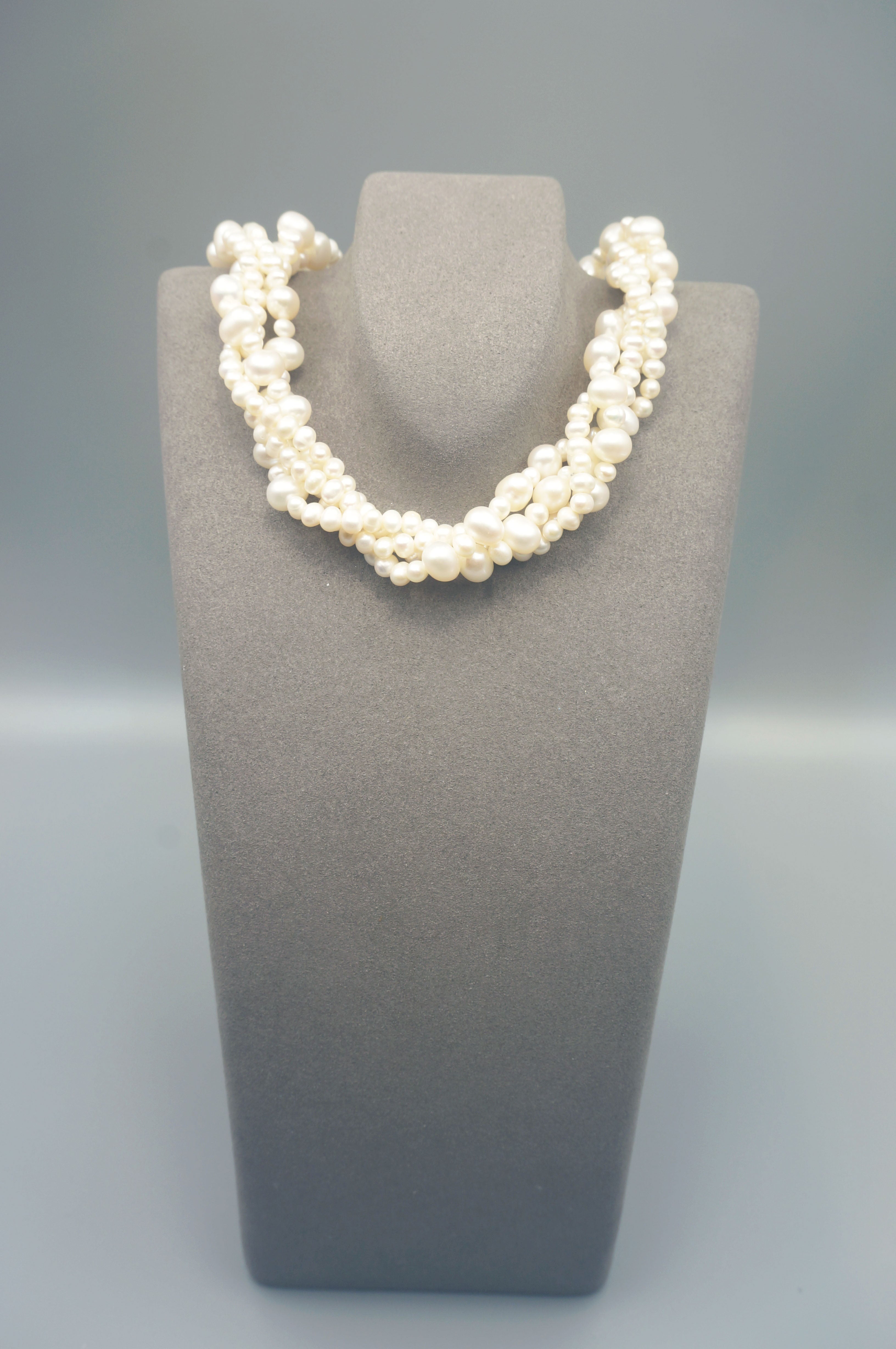 Elegant Multilayer Freshwater Pearl Necklace