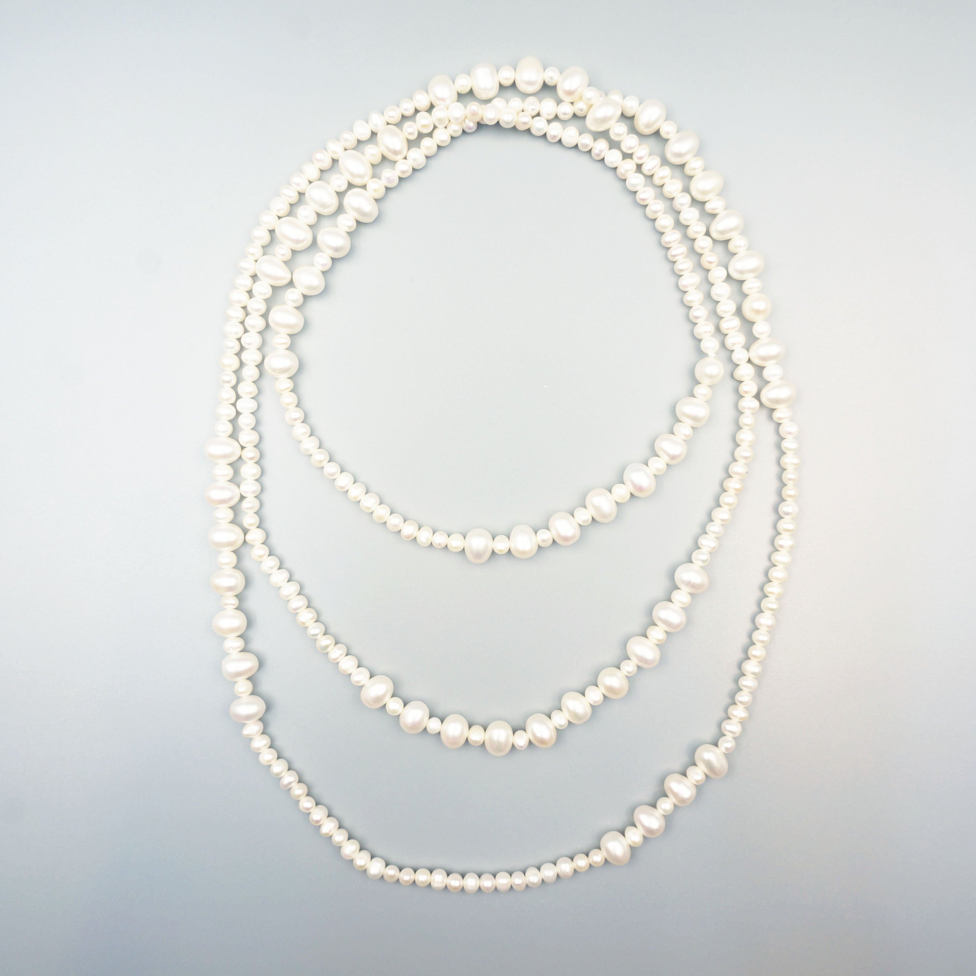 Elegant Multilayer Freshwater Pearl Necklace