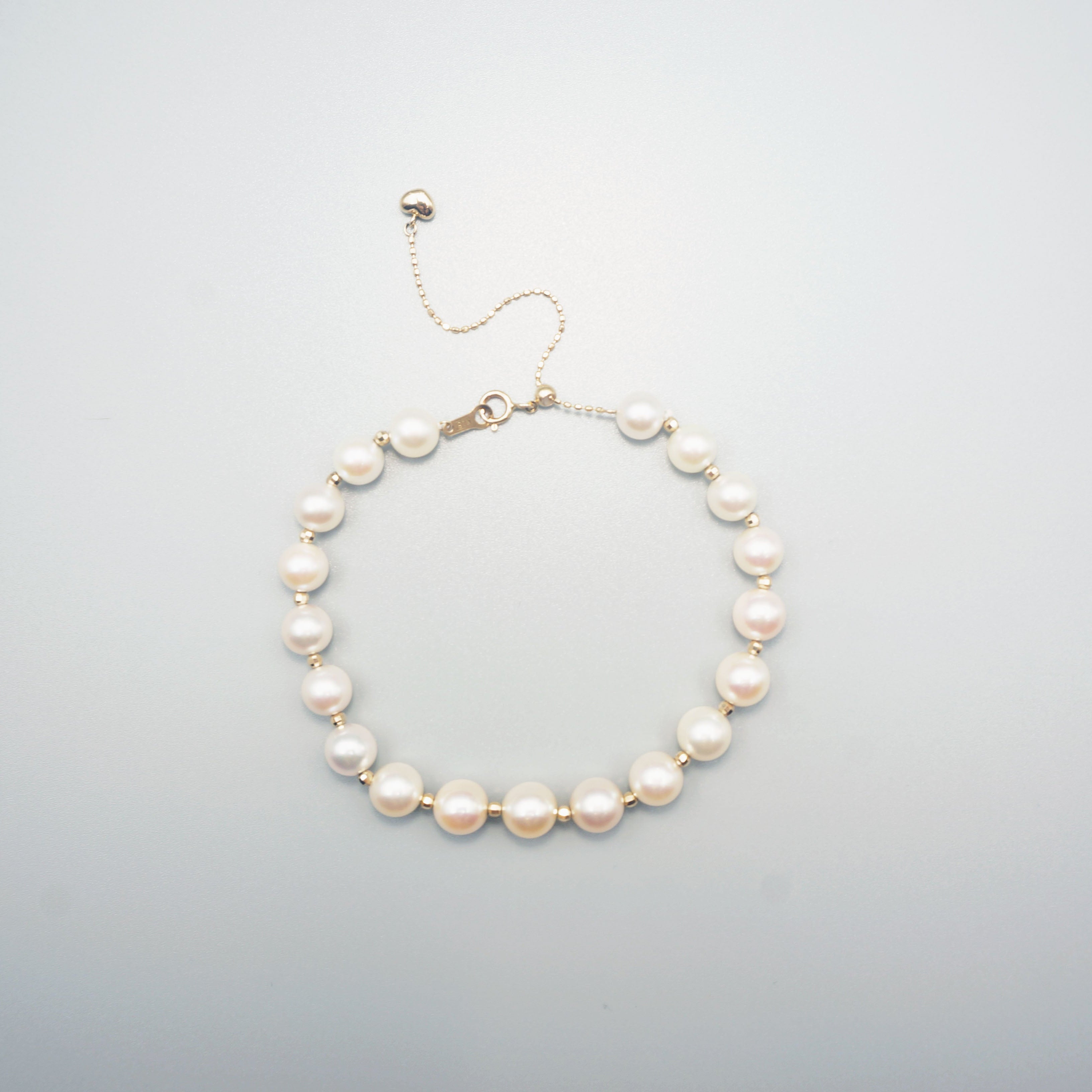18K Gold Akoya Pearl Bracelet